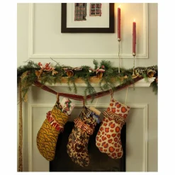 Botte de Noël en coton | Rose