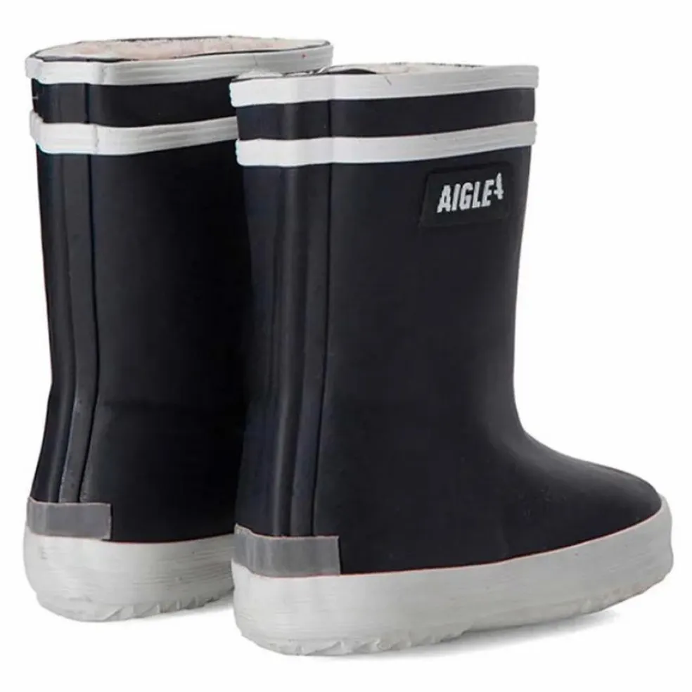 Bottes de Pluie Fourrées Baby Flac | Bleu marine