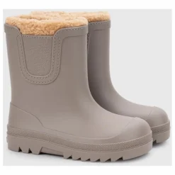 Bottes de Pluie Fourrées Verona Borrego | Taupe