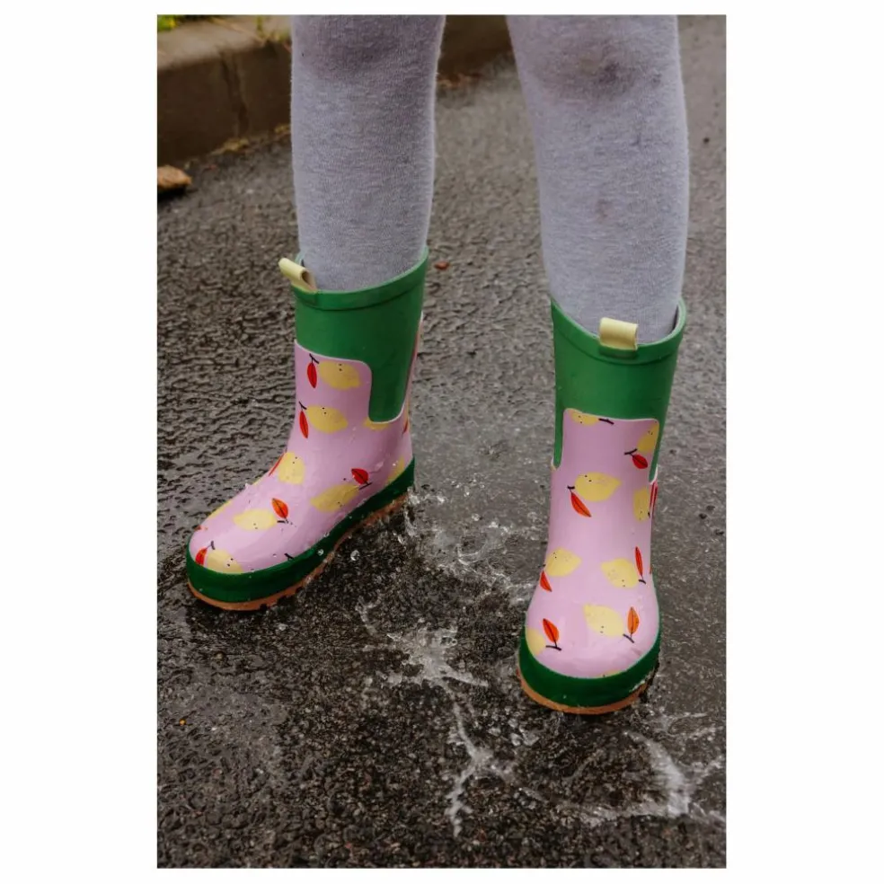 Bottes de Pluie Lemony Citron | Rose pâle