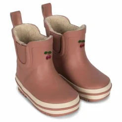 Bottes de Pluie Roi Fourrées | Rose
