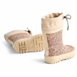 Bottes de Pluie Thermo Print Fleuries | Rose