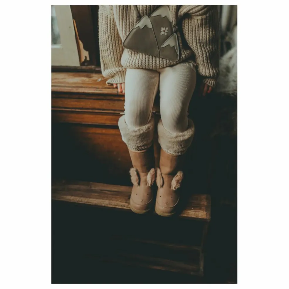 Bottes Fourrées Wadudu Exclusive Lapin | Marron glacé