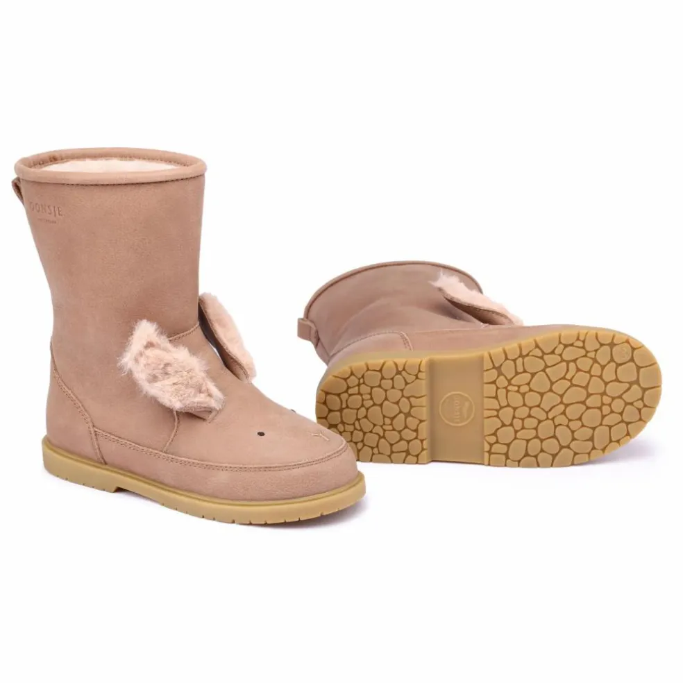 Bottes Fourrées Wadudu Exclusive Lapin | Marron glacé
