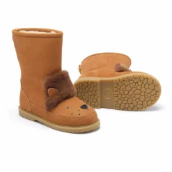 Bottes Fourrées Wadudu Lion | Camel