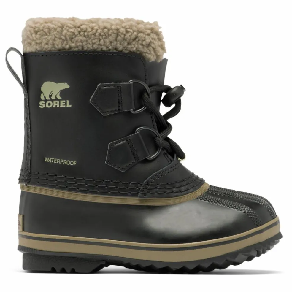 Bottes Fourrées Yoot Pac Cuir Enduit | Noir