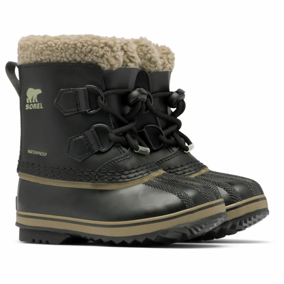 Bottes Fourrées Yoot Pac Cuir Enduit | Noir