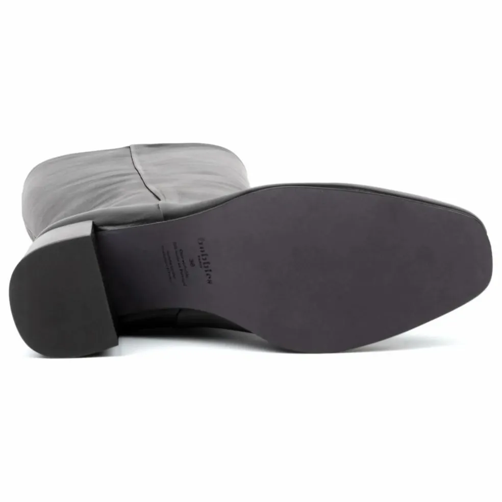 Bottes Hisaé Cuir d'Agneau | Noir