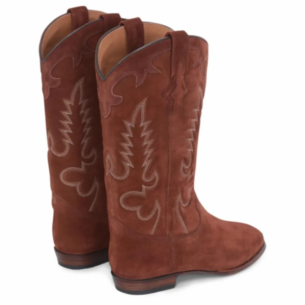 Bottes Midnight Daim | Terracotta