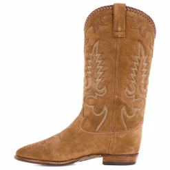 Bottes Midnight Western Suède | Camel