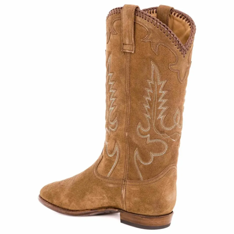 Bottes Midnight Western Suède | Camel