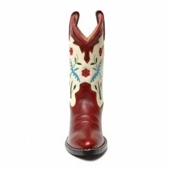 Bottes Santiags Bluebird | Rouge