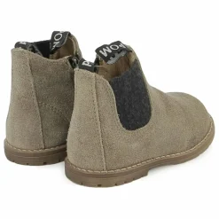 Bottines Bob Jod Zip Velours | Kaki