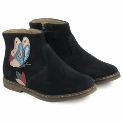 Bottines City Fly Velours | Bleu marine