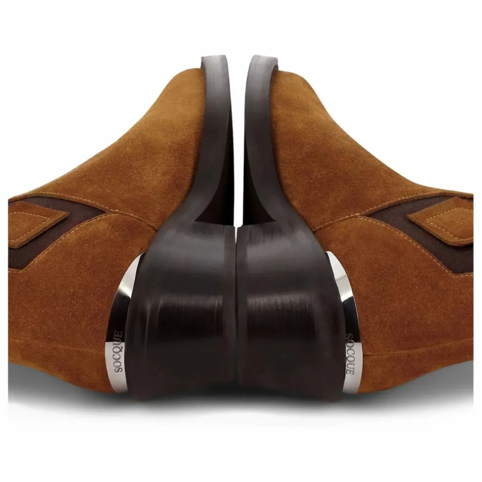 Bottines Clyde Daim | Camel