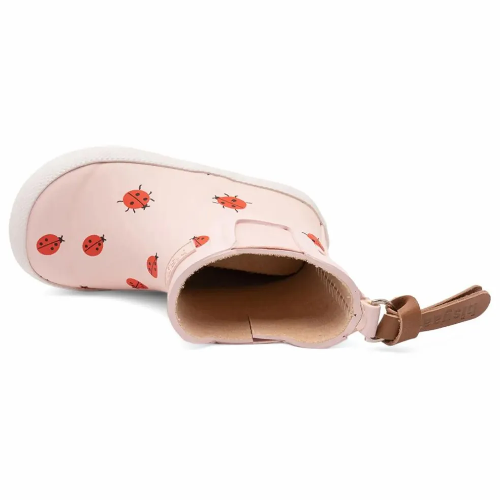 Bottines de Pluie Baby Rubber Coccinelles | Rose pâle