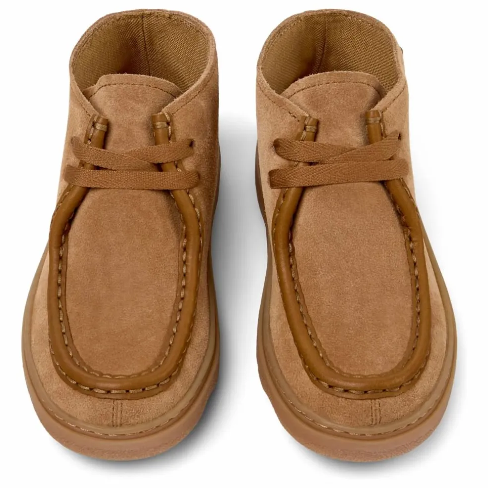 Bottines Lacets Kiddo | Marron