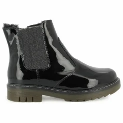 Bottines Sid Jod Zip Fur Vernis | Noir