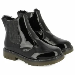 Bottines Sid Jod Zip Fur Vernis | Noir