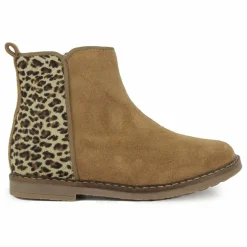 Bottines Trip Back Velours Léopard | Beige