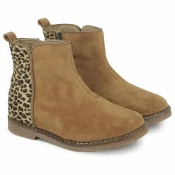 Bottines Trip Back Velours Léopard | Beige