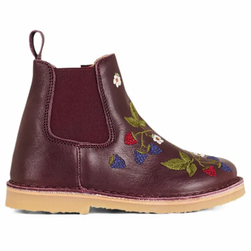 Bottines Zip Ankle - Collection Uniqua | Prune