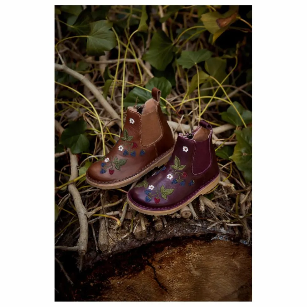 Bottines Zip Ankle - Collection Uniqua | Prune
