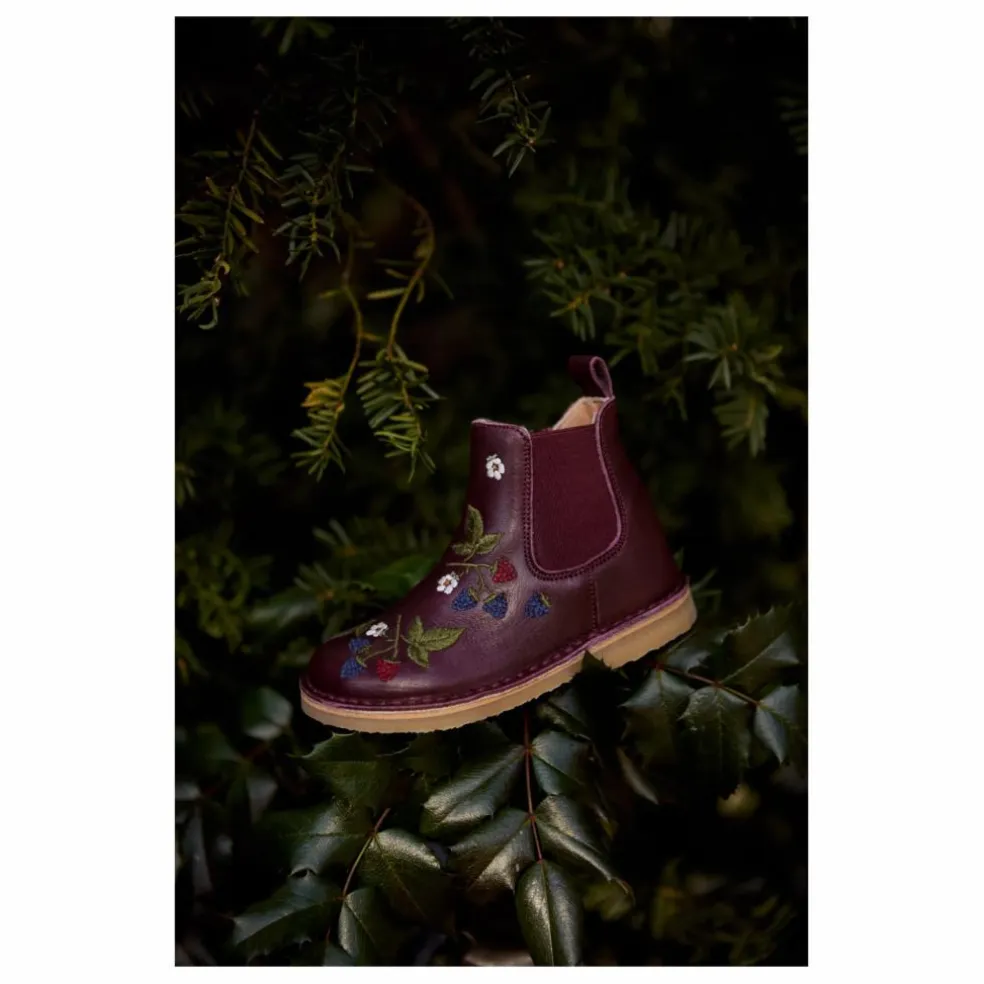Bottines Zip Ankle - Collection Uniqua | Prune