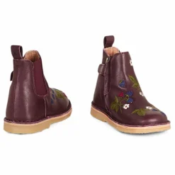 Bottines Zip Ankle - Collection Uniqua | Prune