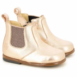 Bottines Zip Elast | Cuivre