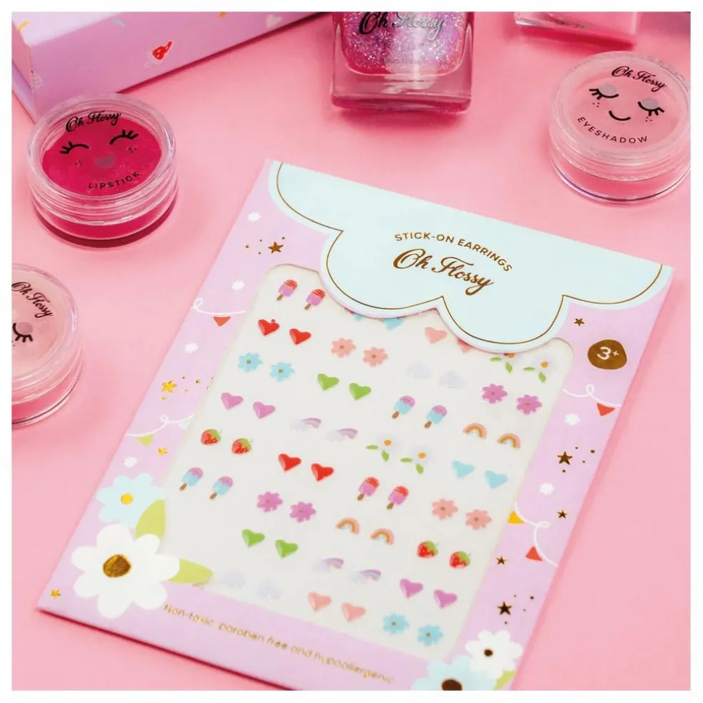 Boucles d'oreilles autocollantes