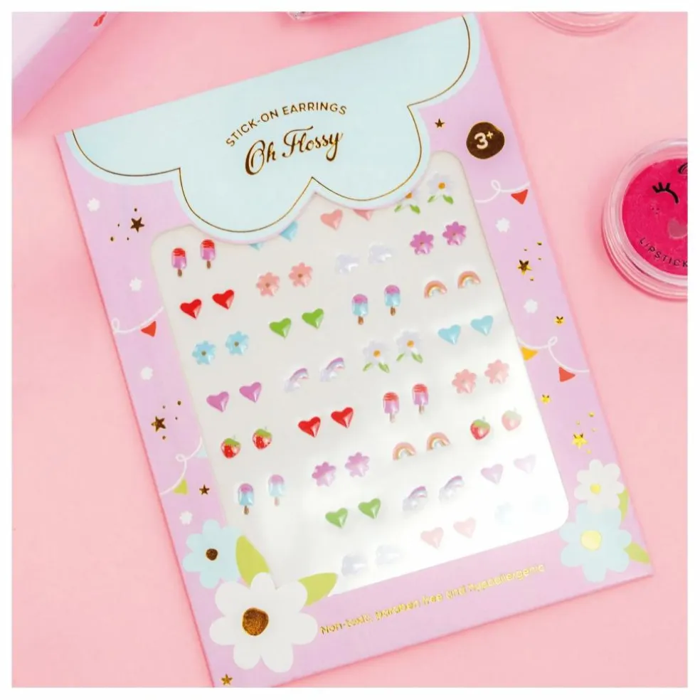 Boucles d'oreilles autocollantes