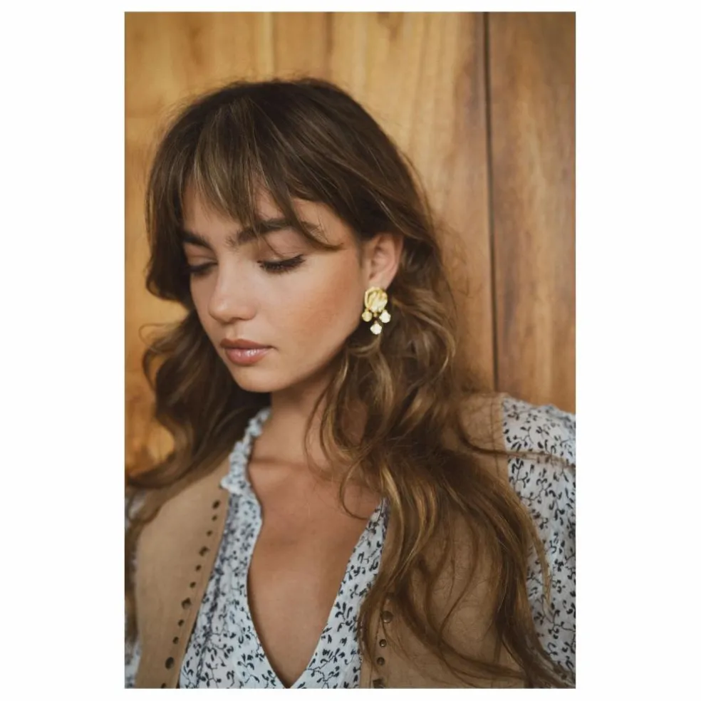 Boucles d'Oreilles Dream Catcher | Doré