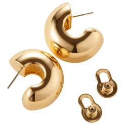 Boucles d'Oreilles Gemma | Doré