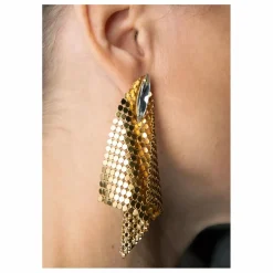 Boucles d'Oreilles Iris | Doré