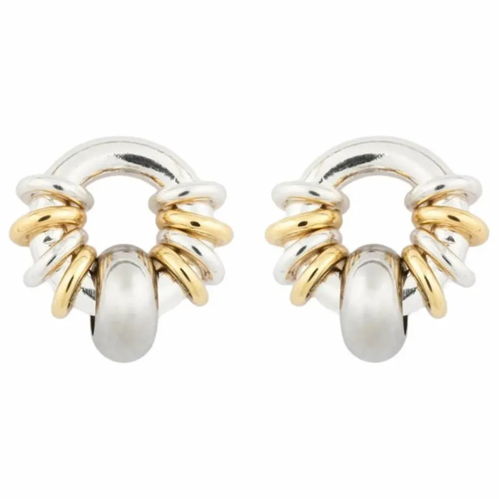 Boucles d'Oreilles Klik Donut Baby | Argenté
