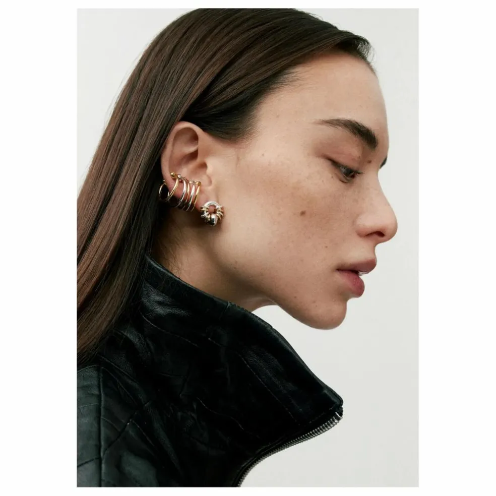 Boucles d'Oreilles Klik Donut Baby | Argenté