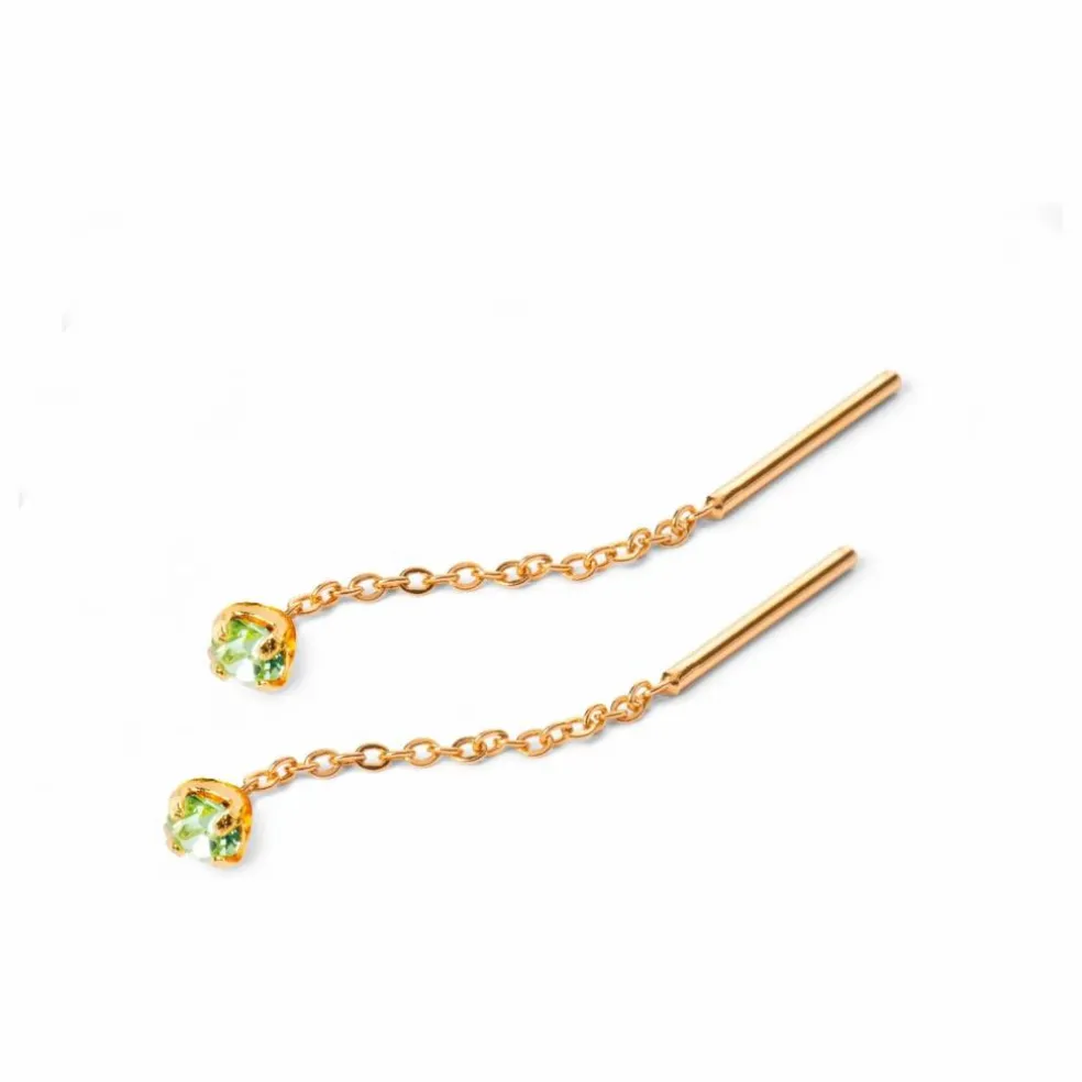 Boucles d'Oreilles Marius | Vert pâle