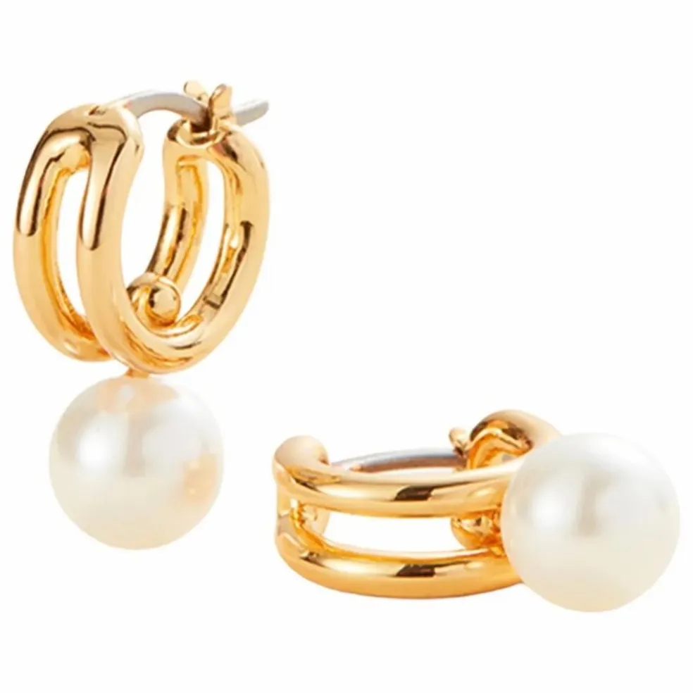 Boucles d'Oreilles Nova Huggies | Doré