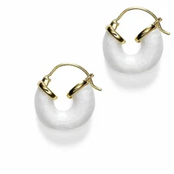 Boucles d'Oreilles Petit Swell | Blanc