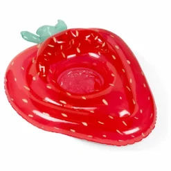 Bouée siège gonflable pour bébé Strawberry | Rouge
