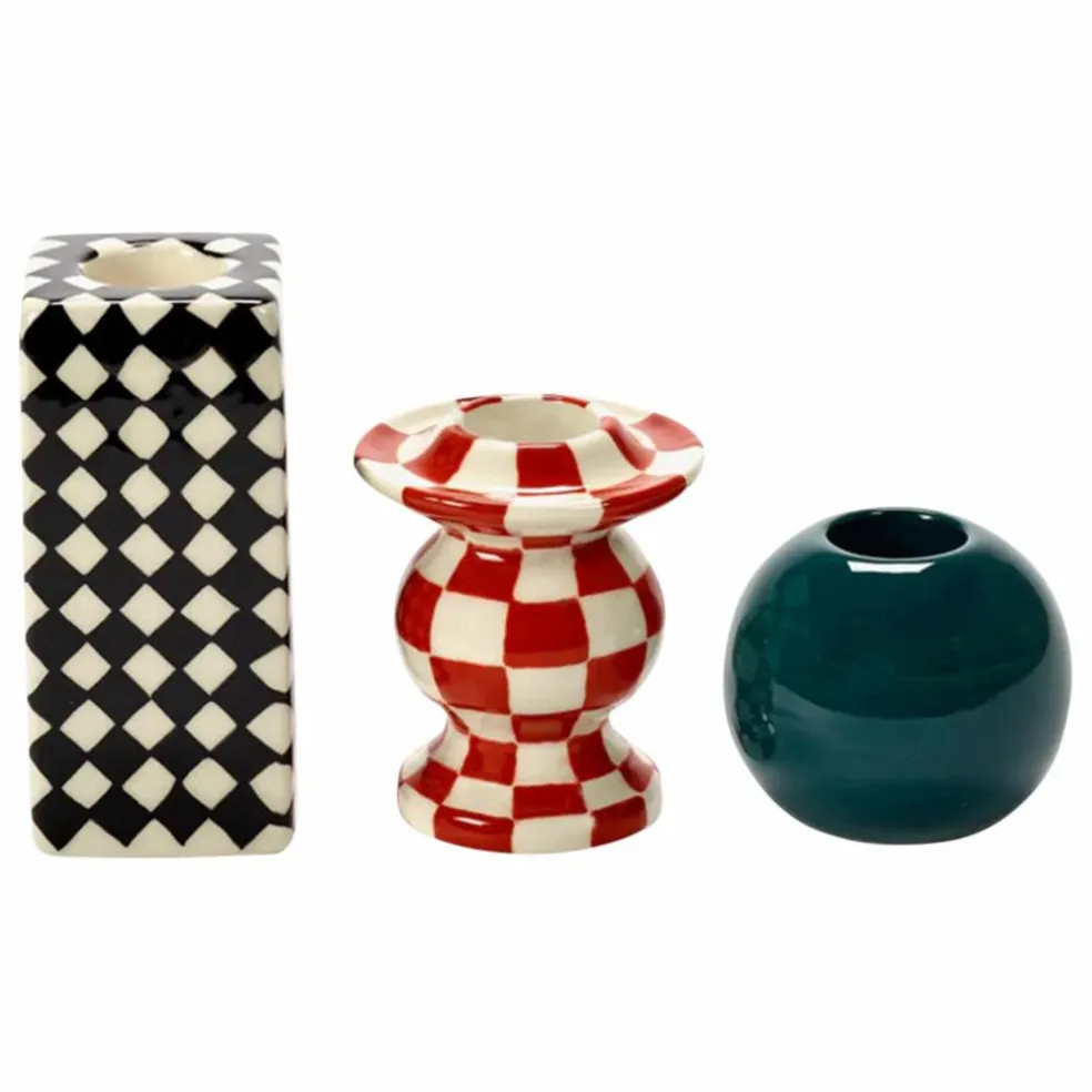 Bougeoirs, Wouter & Hendrix - Set de 3