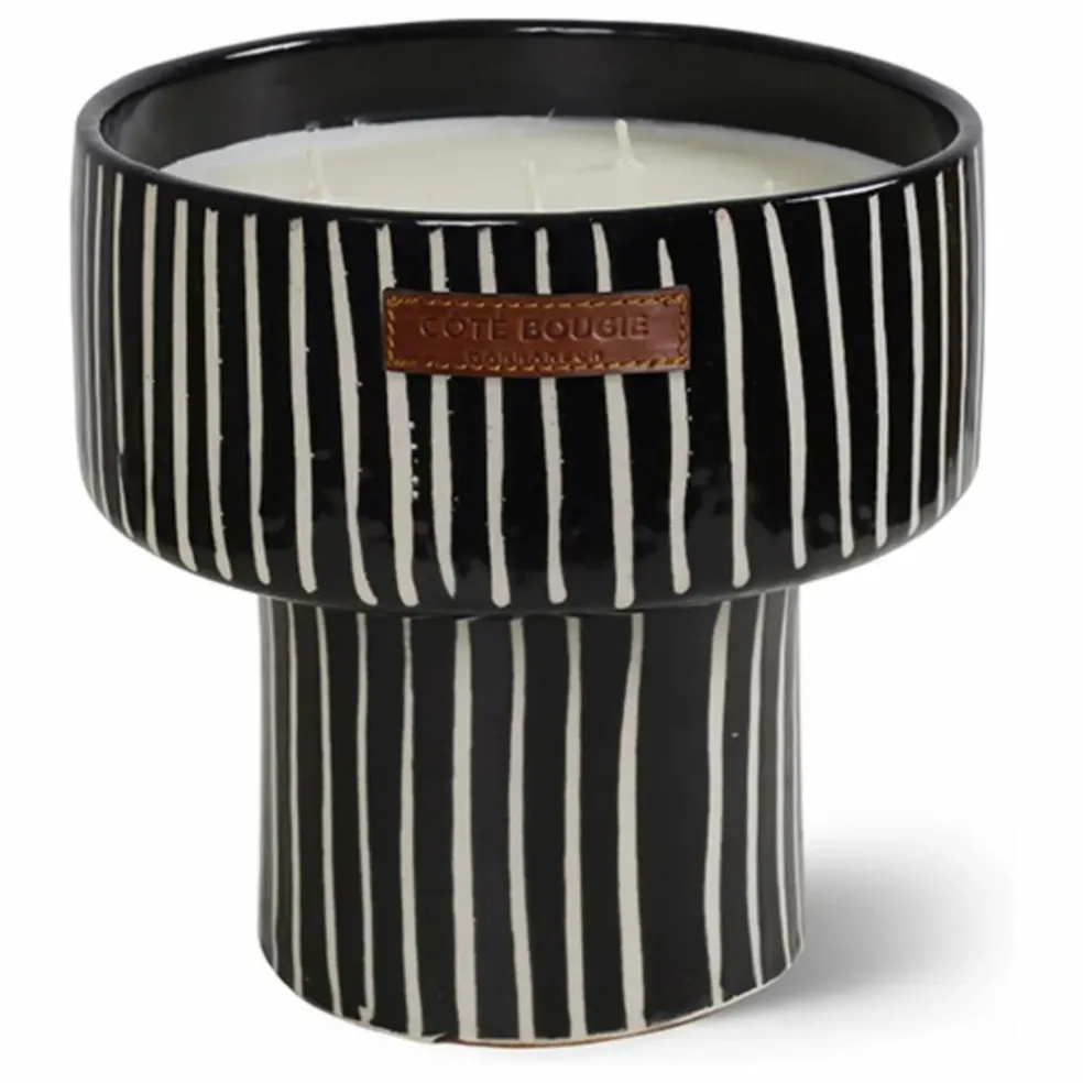 Bougie Coupe Zébré - Mandarine Majorelle