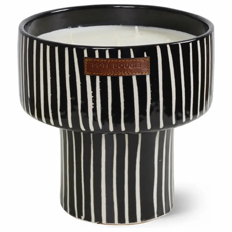 Bougie Coupe Zébré - Mandarine Majorelle