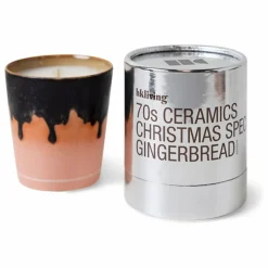 Bougie en grès Gingerbread