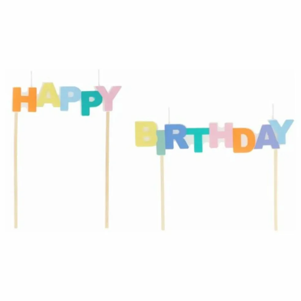 Bougie Happy Birthday