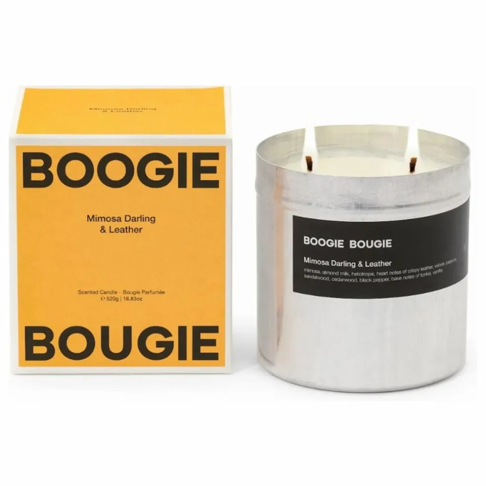 Bougie Mimosa Darling & Leather