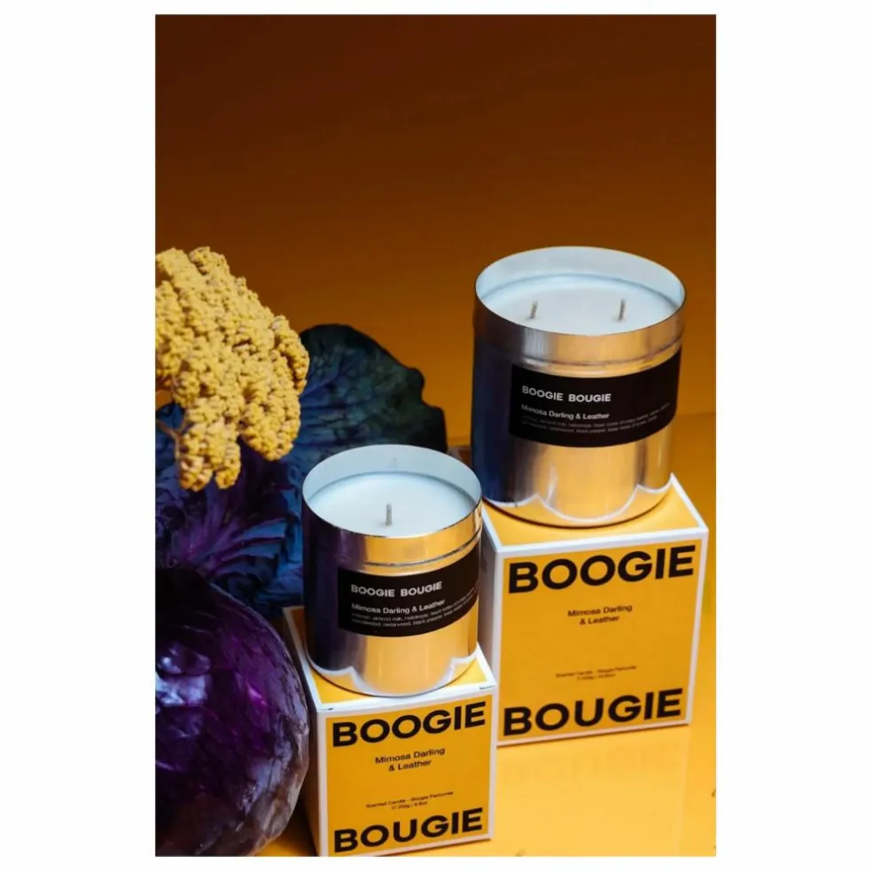 Bougie Mimosa Darling & Leather