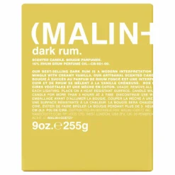 Bougie parfumée au Rhum brun - 260 g