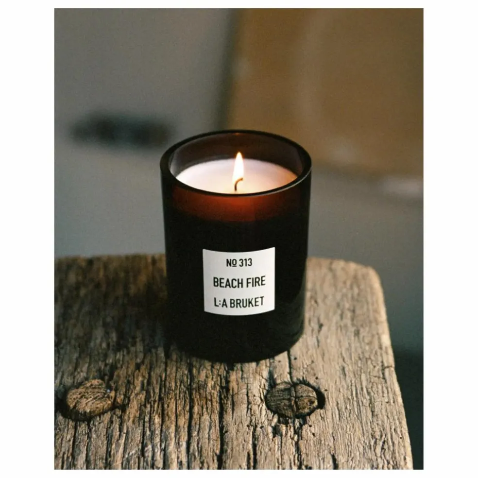 Bougie parfumée Beach Fire - 260g | Non teinté
